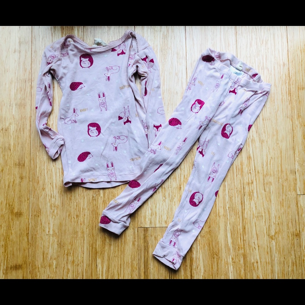 Baby Gap Organic Woodland Animal Pajamas, 3T